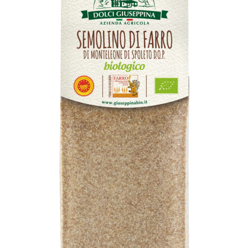 semolino di farro biologico e dop