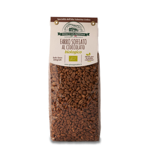 farro soffiato al cioccolato azienda agricola dolci giuseppina