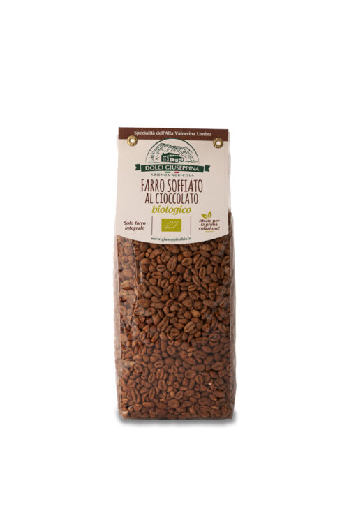 farro soffiato al cioccolato azienda agricola dolci giuseppina